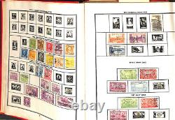 Collection de timbres du monde entier dans un album Paramount jusqu'en 1950, 600 pages, belle Chine