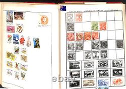 Collection de timbres du monde entier dans un album Paramount jusqu'en 1950, 600 pages, belle Chine