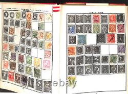 Collection de timbres du monde entier dans un album Paramount jusqu'en 1950, 600 pages, belle Chine