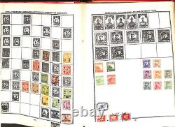 Collection de timbres du monde entier dans un album Paramount jusqu'en 1950, 600 pages, belle Chine