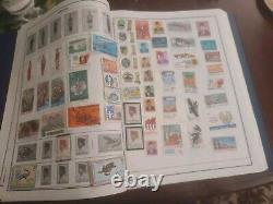 Collection de timbres du monde entier dans un bel album HE Harris. Super variété - Incroyable