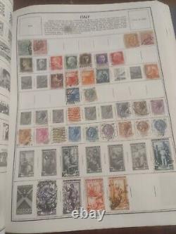 Collection de timbres du monde entier dans un bel album HE Harris. Super variété - Incroyable