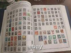 Collection de timbres du monde entier dans un bel album HE Harris. Super variété - Incroyable