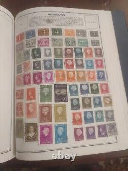 Collection de timbres du monde entier dans un bel album HE Harris. Super variété - Incroyable