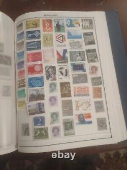 Collection de timbres du monde entier dans un bel album HE Harris. Super variété - Incroyable