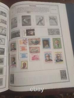 Collection de timbres du monde entier dans un bel album HE Harris. Super variété - Incroyable