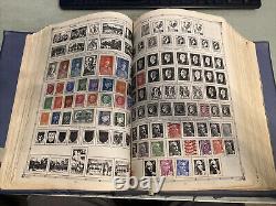 Collection de timbres du monde entier de plus de 4100 timbres dans l'album Regent, pays de C à Z, avant 1957.