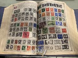 Collection de timbres du monde entier de plus de 4100 timbres dans l'album Regent, pays de C à Z, avant 1957.