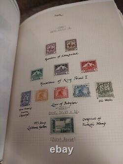 Collection de timbres du monde exceptionnelle dans l'album parfait HE Harris Statesman WOW