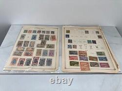 Collection de timbres du monde utilisée Lot Abyssinie Éthiopie Guadeloupe Indes françaises.