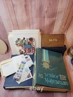 Collection de timbres en lot