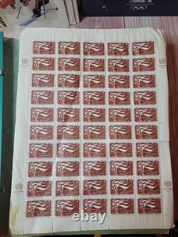 Collection de timbres en lot