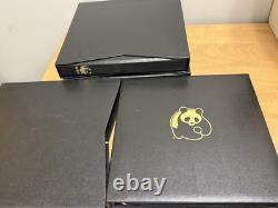 Collection de timbres en monnaie de la WWF (Fonds mondial pour la nature) + enveloppes de premier jour dans 6 albums