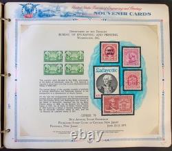 Collection de timbres et de cartes souvenirs du Bureau, albums White Ace, lot de 3 volumes ZAYIX