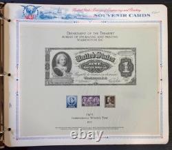 Collection de timbres et de cartes souvenirs du Bureau, albums White Ace, lot de 3 volumes ZAYIX