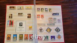 Collection de timbres et de feuilles d'émission du premier jour principalement européennes/allemandes des années 1940 aux années 80.