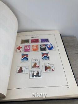 Collection de timbres étrangers non utilisés des Pays-Bas Vintage Davo Album Book