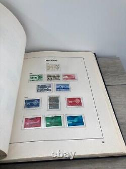 Collection de timbres étrangers non utilisés des Pays-Bas Vintage Davo Album Book