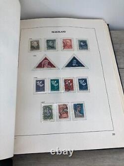 Collection de timbres étrangers non utilisés des Pays-Bas Vintage Davo Album Book