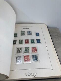 Collection de timbres étrangers non utilisés des Pays-Bas Vintage Davo Album Book