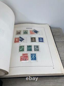 Collection de timbres étrangers non utilisés des Pays-Bas Vintage Davo Album Book