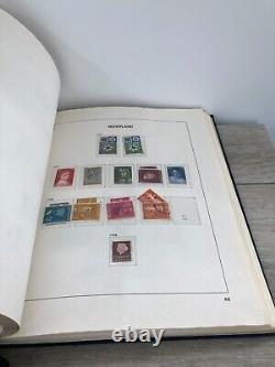 Collection de timbres étrangers non utilisés des Pays-Bas Vintage Davo Album Book