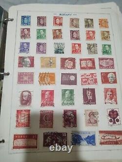 Collection de timbres fascinante du monde entier avec de nombreux pays intéressants des années 1800 à aujourd'hui