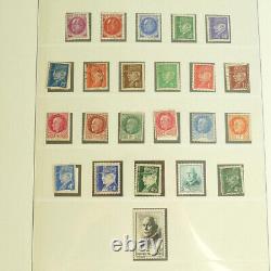 Collection de timbres français 1940-1956 sur l'album Lindner