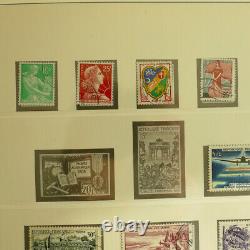 Collection de timbres français de 1957 à 1969 sur album Lindner