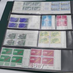 Collection de timbres français en bloc de 4 nouvel album