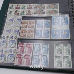 Collection de timbres français en bloc de 4 nouvel album