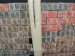 Collection de timbres grecs Utilisés Grèce Accumulation dans un stockbook organisé
