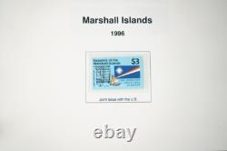 Collection de timbres imparfaits des territoires américains 1994-1996, plus de 60 timbres tous neufs sans charnière
