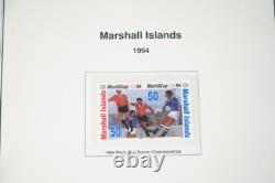 Collection de timbres imparfaits des territoires américains 1994-1996, plus de 60 timbres tous neufs sans charnière
