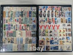 Collection de timbres internationaux vintage, timbres neufs et usagés. Liste dans la description.