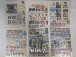 Collection de timbres internationaux vintage, timbres neufs et usagés. Liste dans la description.