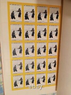 Collection de timbres japonais vintage