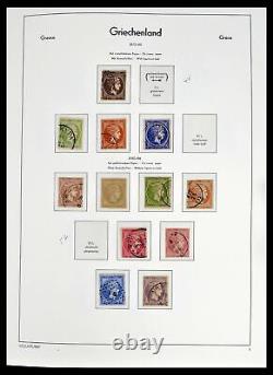 Collection de timbres lot 39243 Grèce 1861-1965 dans un album Leuchtturm