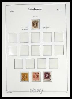 Collection de timbres lot 39243 Grèce 1861-1965 dans un album Leuchtturm