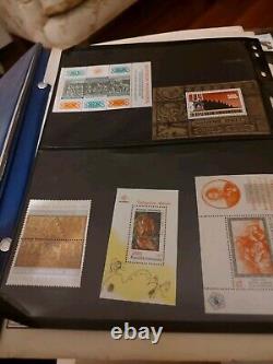 Collection de timbres magnifique du monde entier dans l'album de luxe HE Harris Statesman +