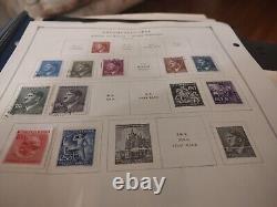 Collection de timbres magnifique du monde entier dans l'album de luxe HE Harris Statesman +