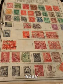 Collection de timbres mammouth et puissante dans l'album Harris 1953. Vintage ++