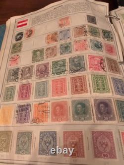 Collection de timbres mammouth et puissante dans l'album Harris 1953. Vintage ++