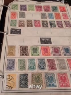 Collection de timbres mammouth et puissante dans l'album Harris 1953. Vintage ++