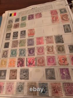 Collection de timbres mammouth et puissante dans l'album Harris 1953. Vintage ++