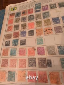 Collection de timbres mammouth et puissante dans l'album Harris 1953. Vintage ++