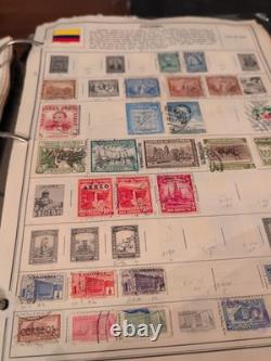 Collection de timbres mammouth et puissante dans l'album Harris 1953. Vintage ++