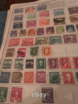 Collection de timbres mammouth et puissante dans l'album Harris 1953. Vintage ++