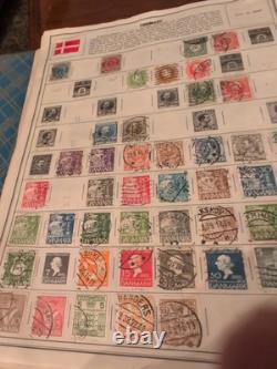 Collection de timbres mammouth et puissante dans l'album Harris 1953. Vintage ++