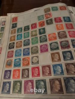 Collection de timbres mammouth et puissante dans l'album Harris 1953. Vintage ++